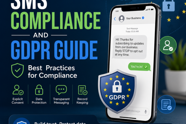 SMS compliance and GDPR guide with data protection and messaging best practices