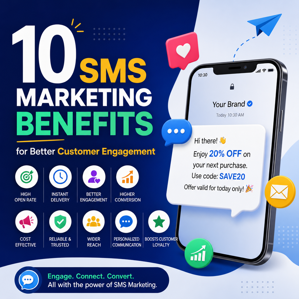 10 SMS Marketing Benefits for Better Customer Engagement