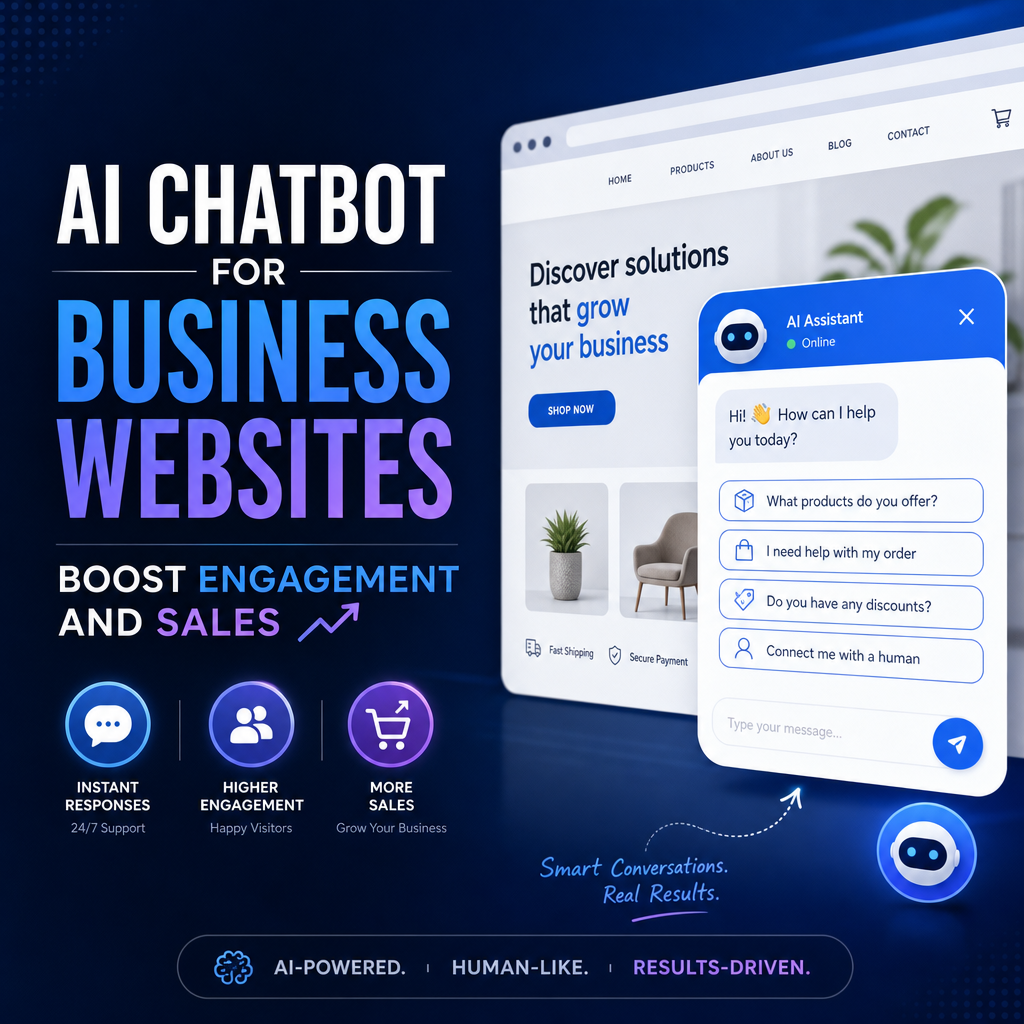 AI Chatbot for Business Websites: Boost Engagement and Sales