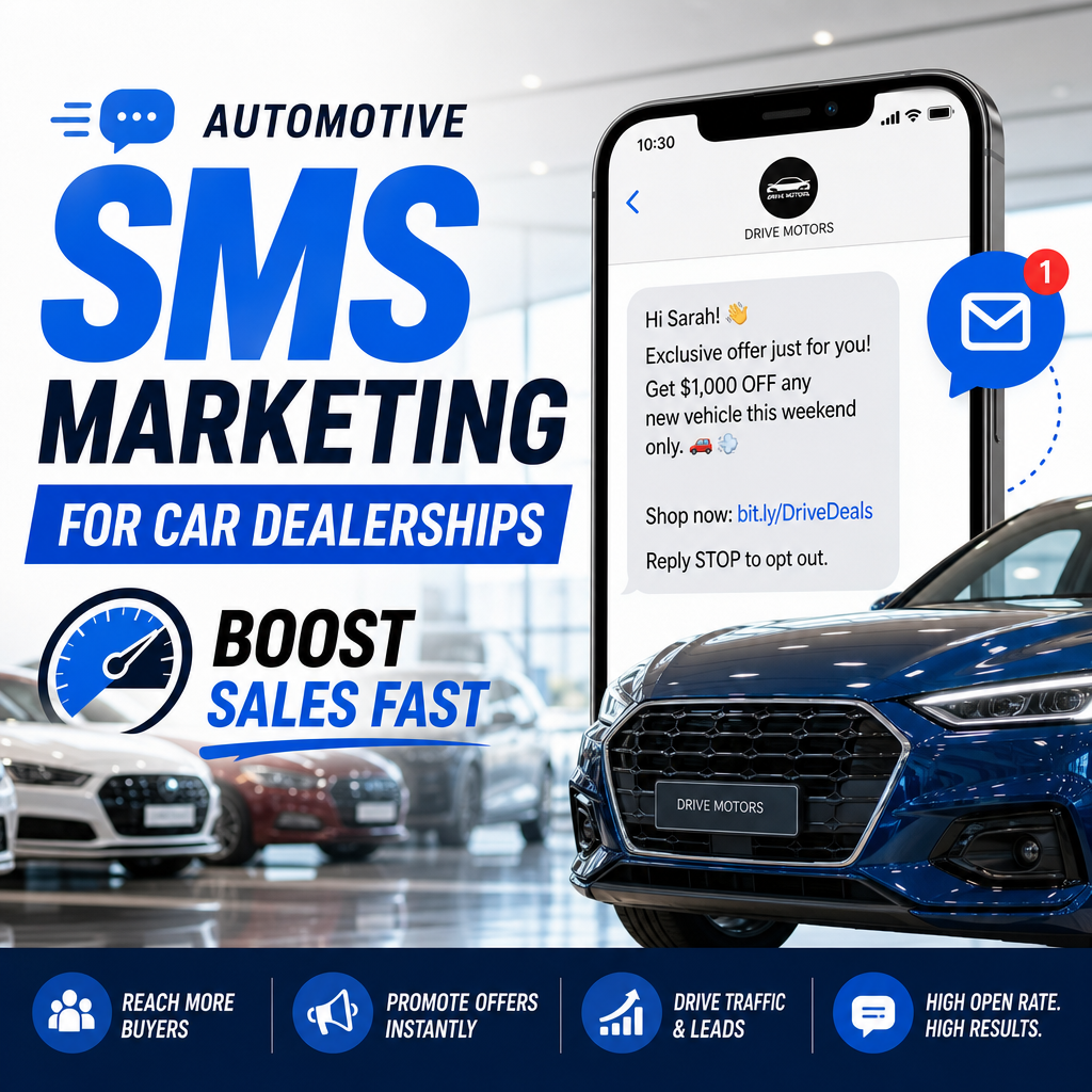 Automotive SMS Marketing for Car Dealerships: Boost Sales Fast