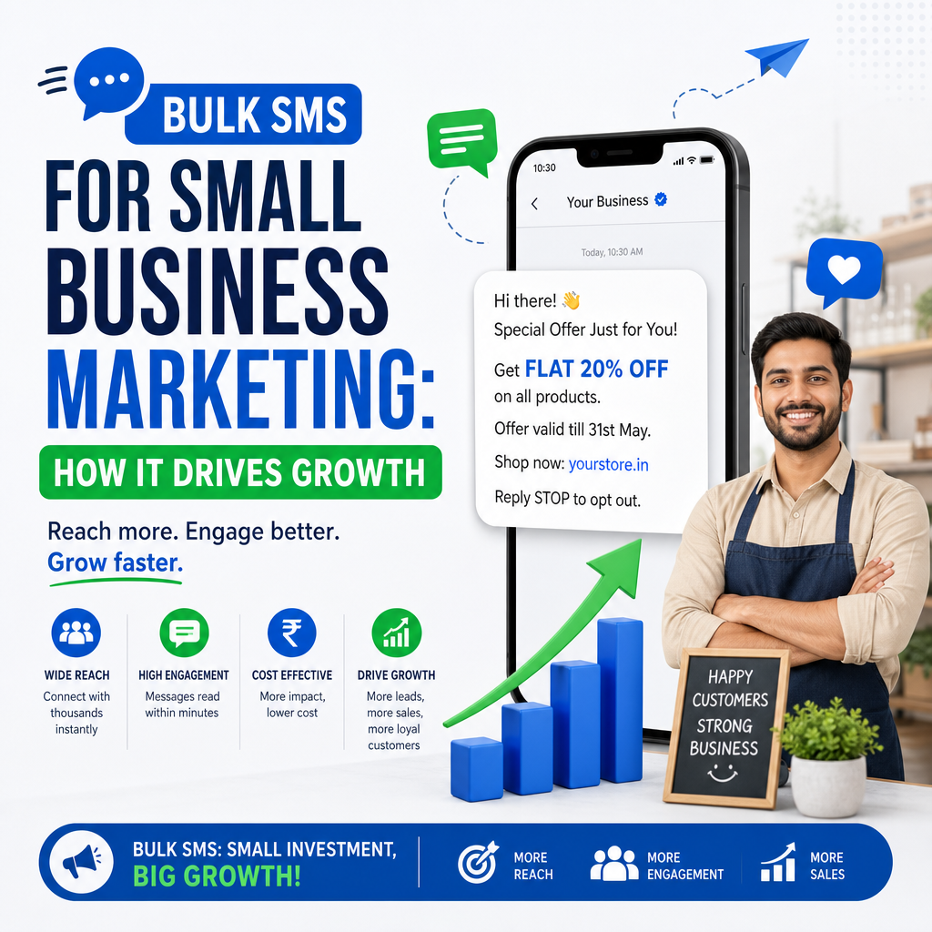 Bulk SMS for Small Business Marketing: How It Drives Growth