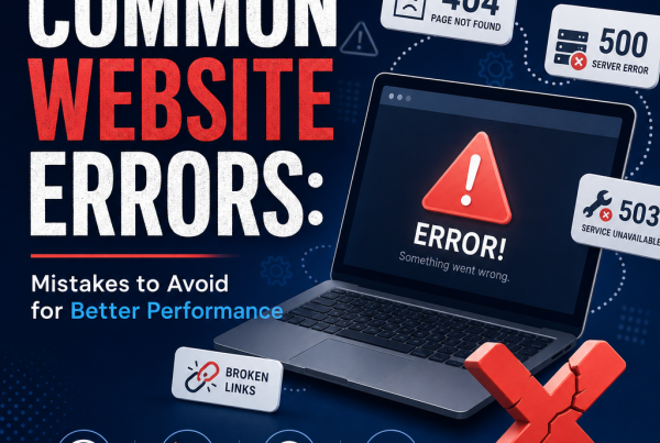 404, 500, and 503 website errors causing slow performance and poor user experience