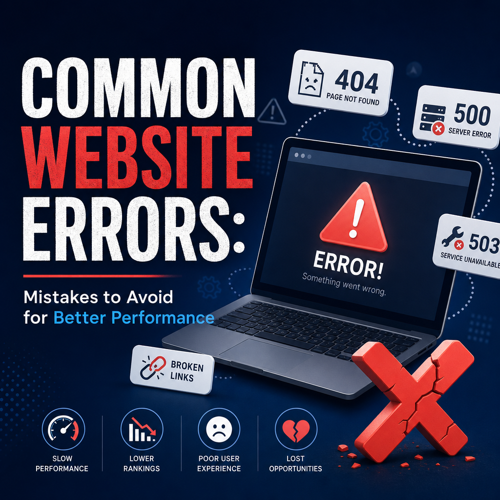 Common Website Errors: Mistakes to Avoid for Better Performance