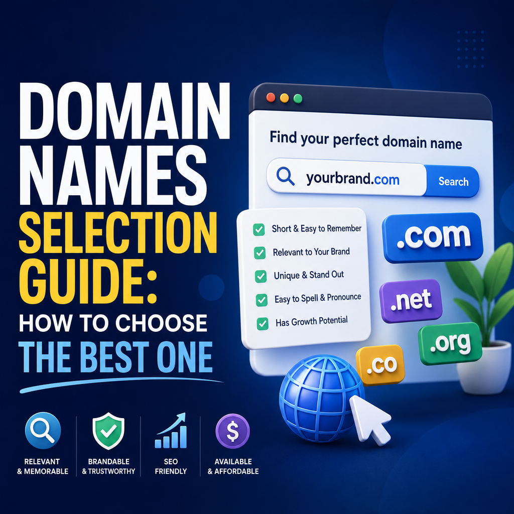 Domain Names Selection Guide: How to Choose the Best One
