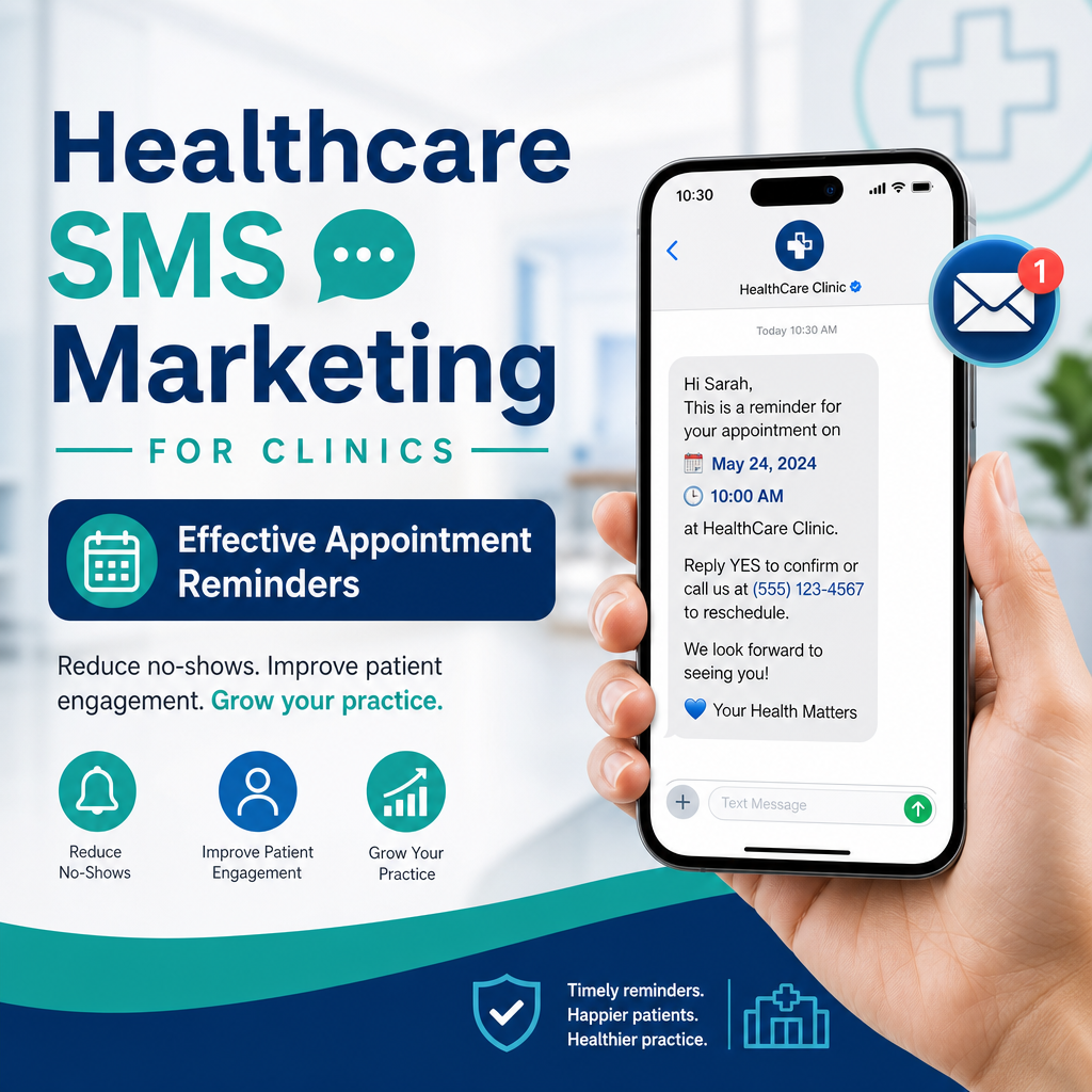Healthcare SMS Marketing for Clinics: Effective Appointment Reminders