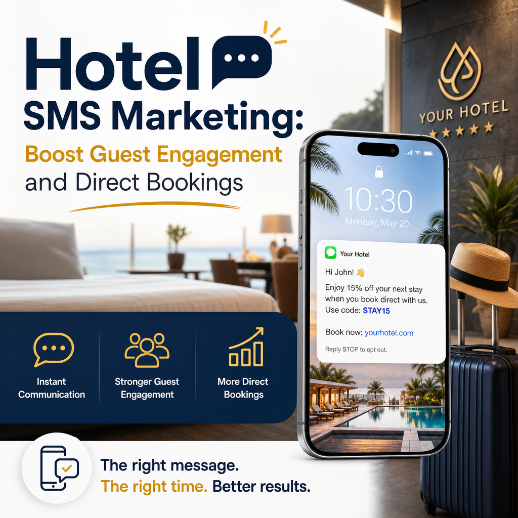 Hotel SMS Marketing: Boost Guest Engagement and Direct Bookings