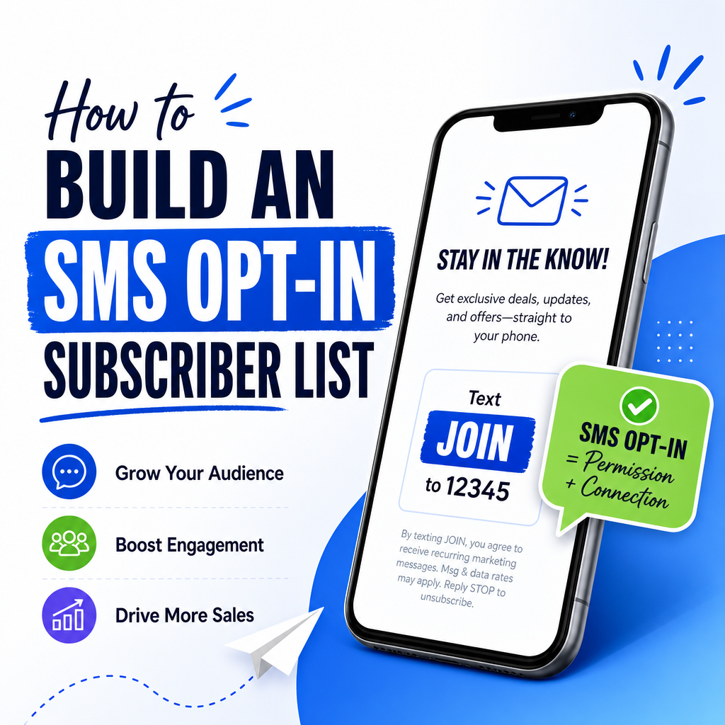 How to Build an SMS Opt-In Subscriber List