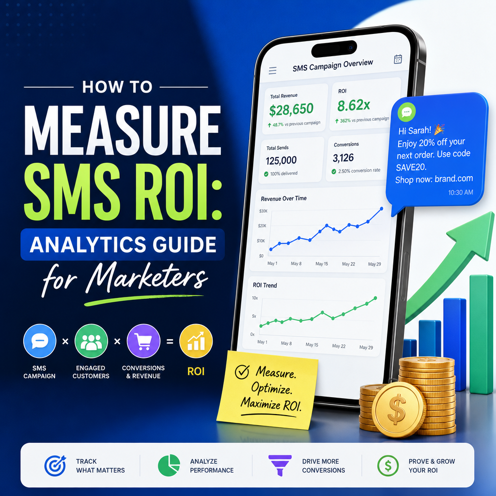 How to Measure SMS ROI: Analytics Guide for Marketers