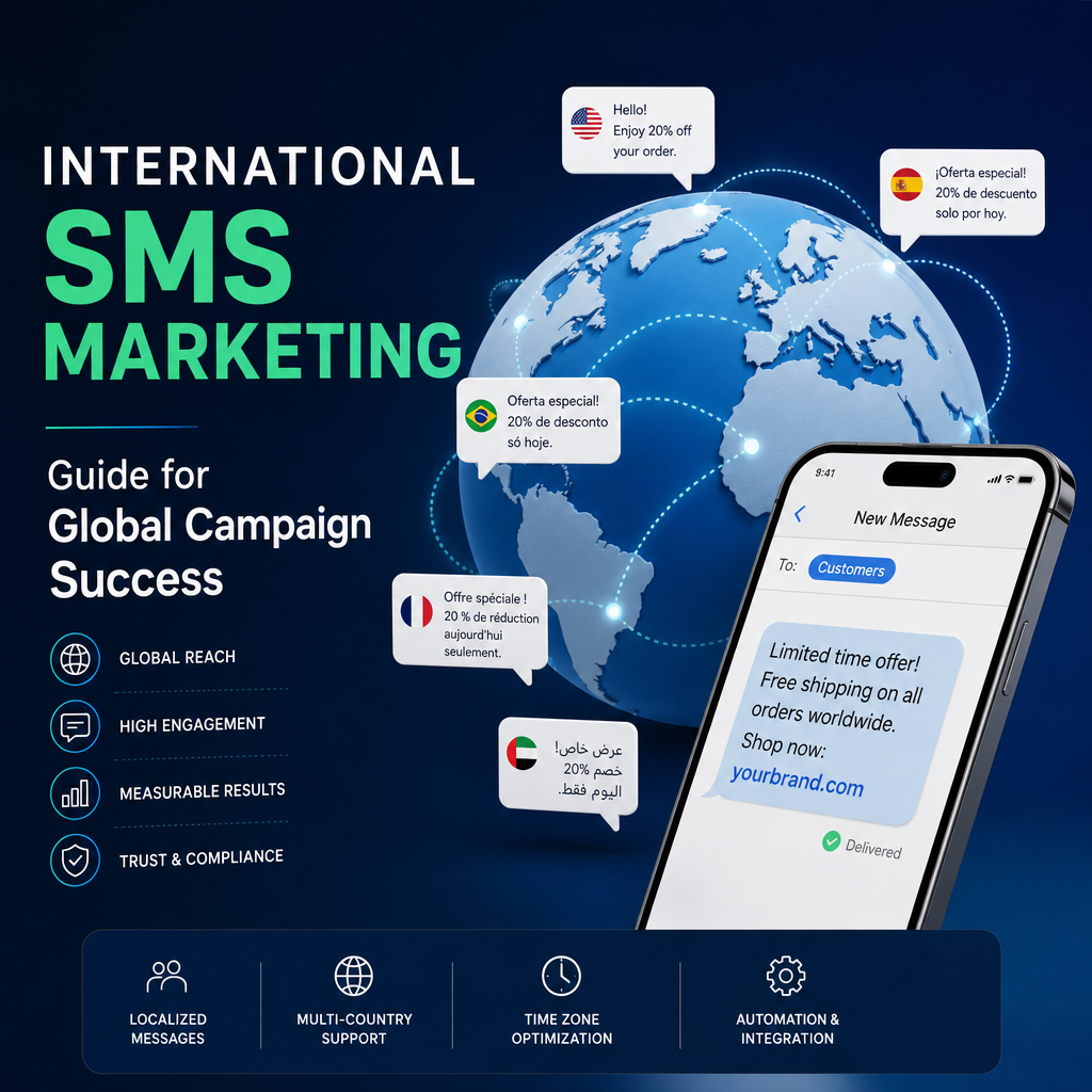 International SMS marketing guide with localized messages and multi-country support