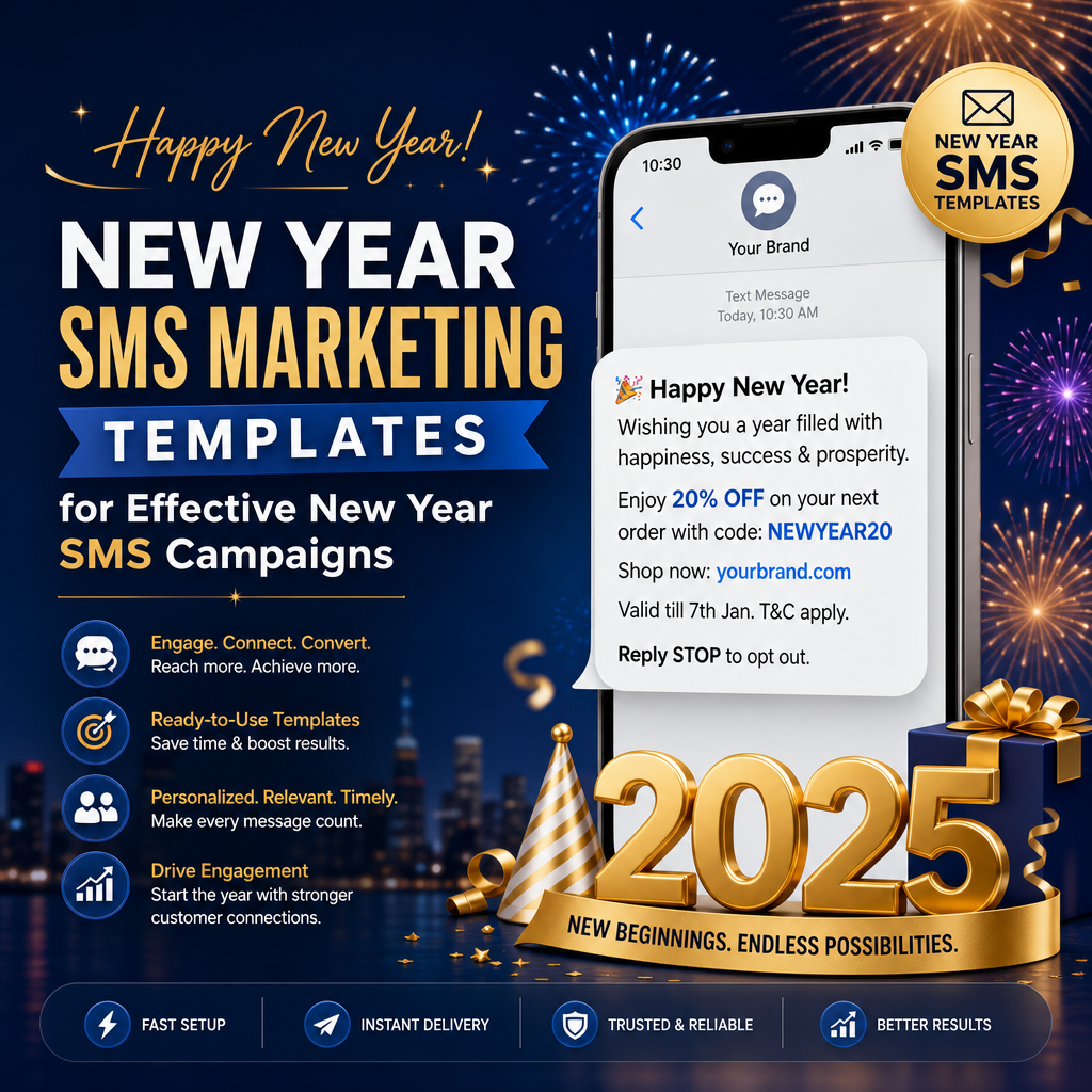 New Year SMS Marketing Templates for Effective New Year SMS Campaigns