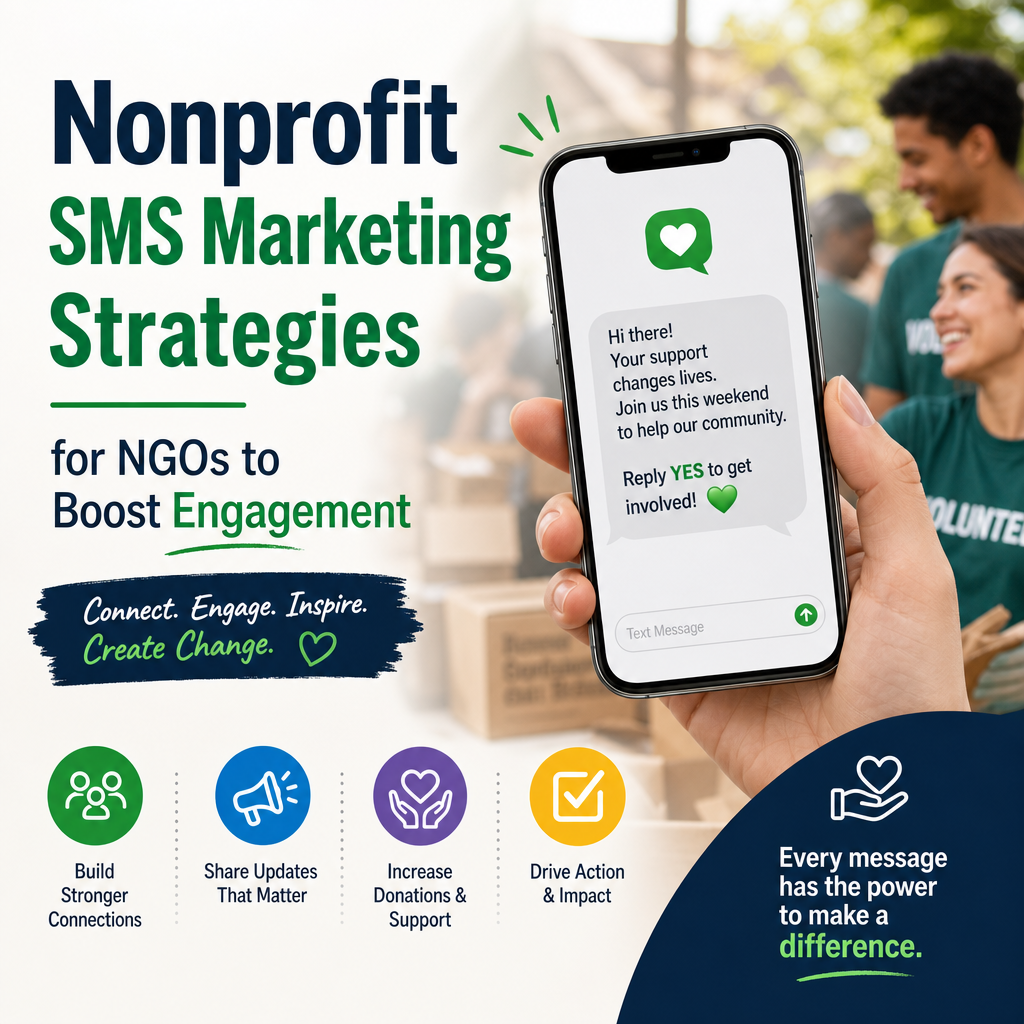 Nonprofit SMS Marketing Strategies for NGOs to Boost Engagement