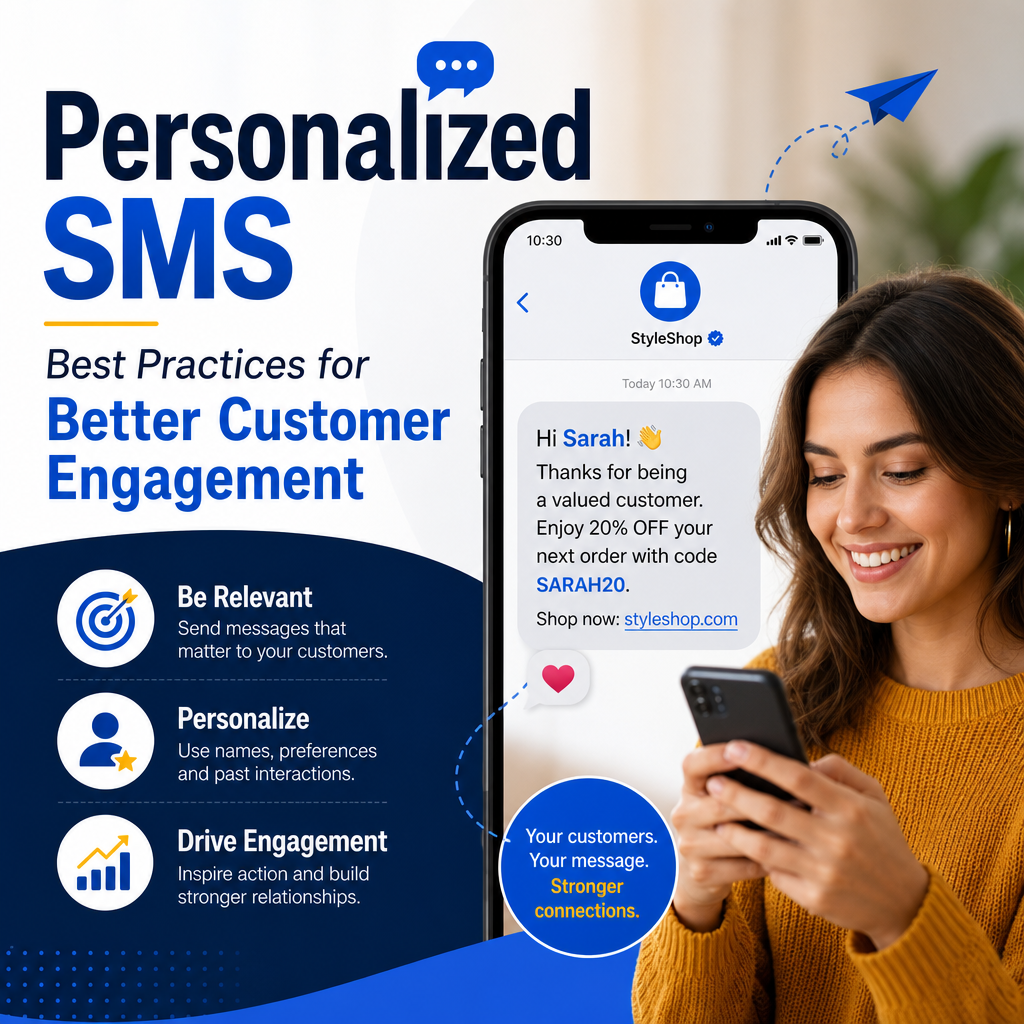 Personalized SMS Best Practices for Better Customer Engagement