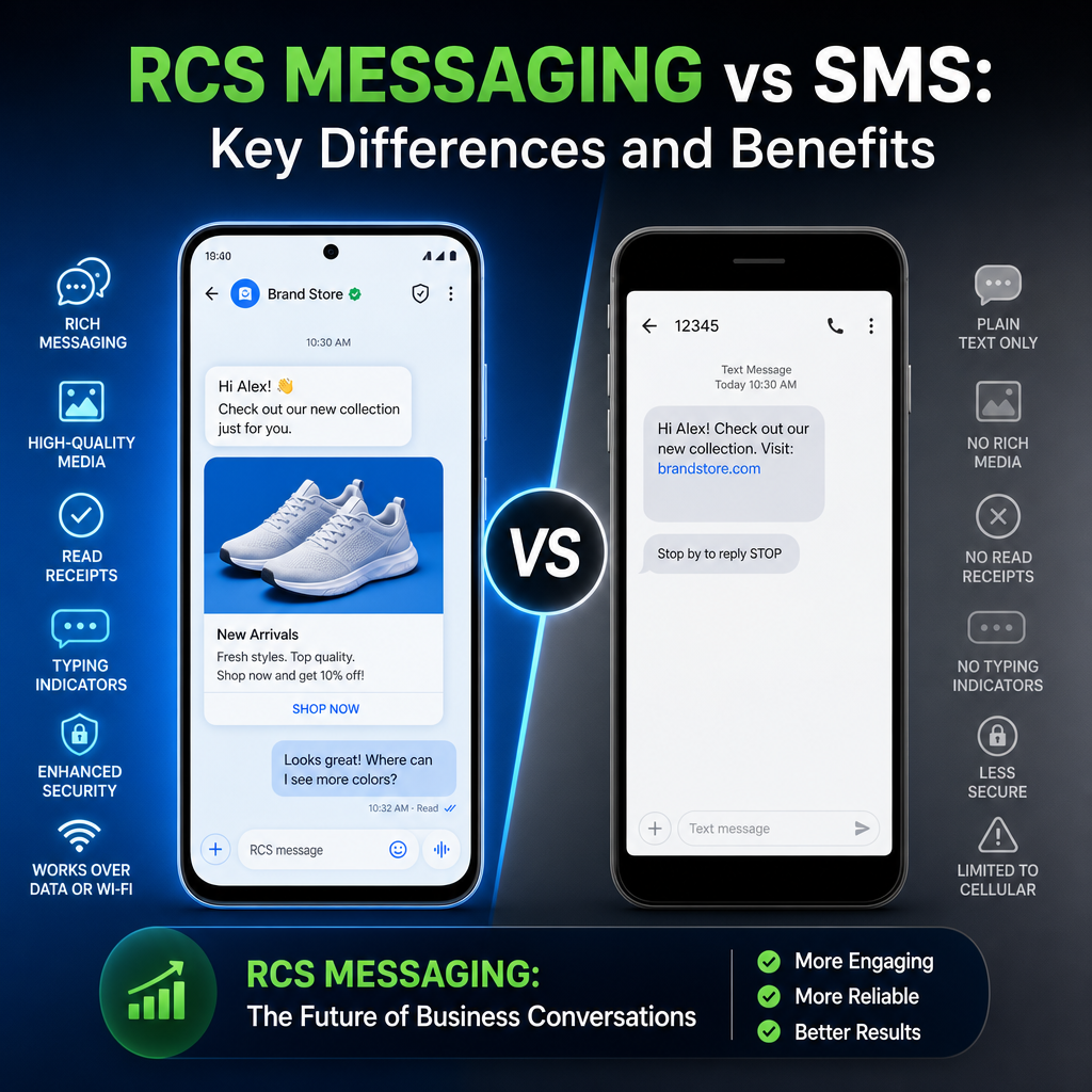RCS Messaging vs SMS: Key Differences and Benefits