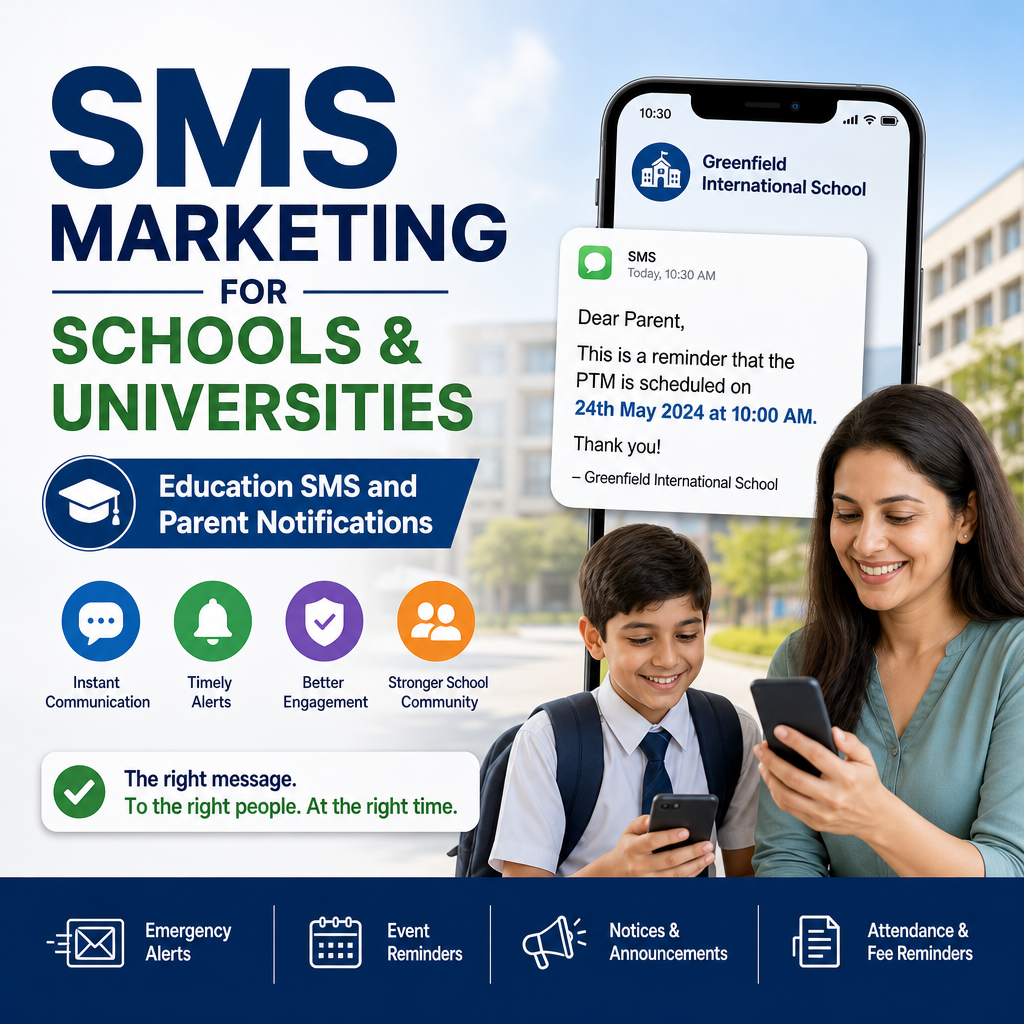 SMS Marketing for Schools and Universities: Education SMS and Parent Notifications