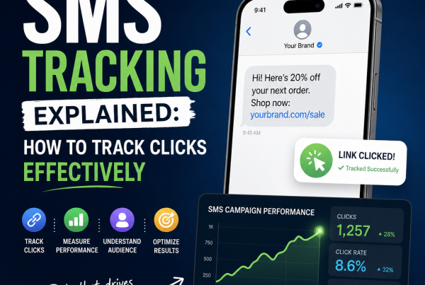 Illustrated guide to SMS tracking and click analytics for campaign performance optimization