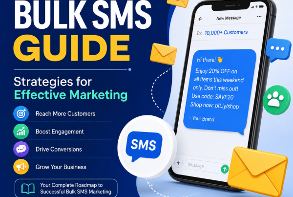 Bulk SMS marketing guide with strategies to boost engagement, conversions, and business growth