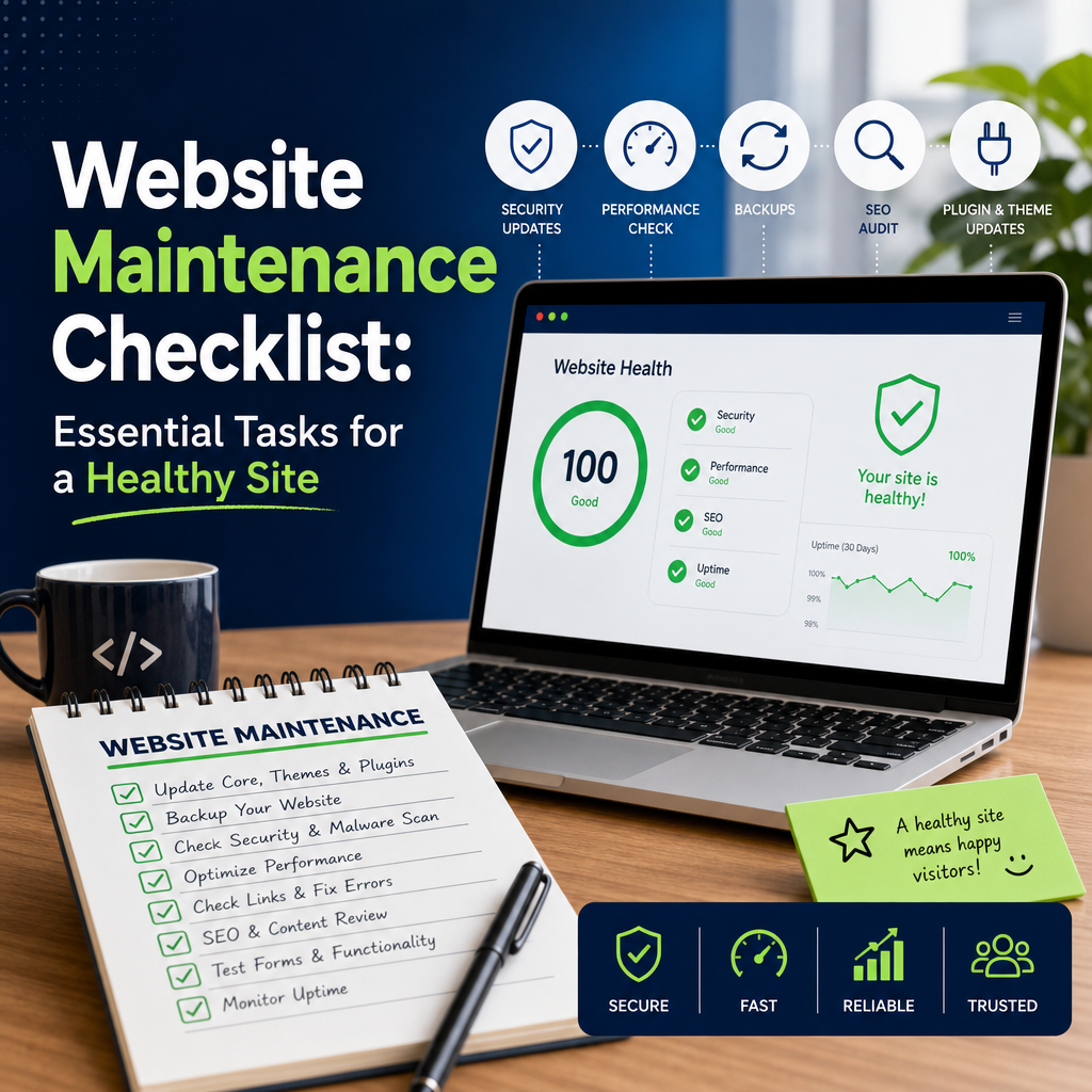 Website Maintenance Checklist: Essential Tasks for a Healthy Site
