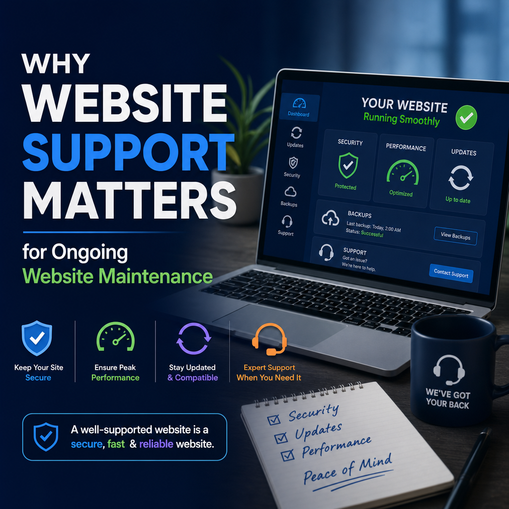 Why Website Support Matters for Ongoing Website Maintenance